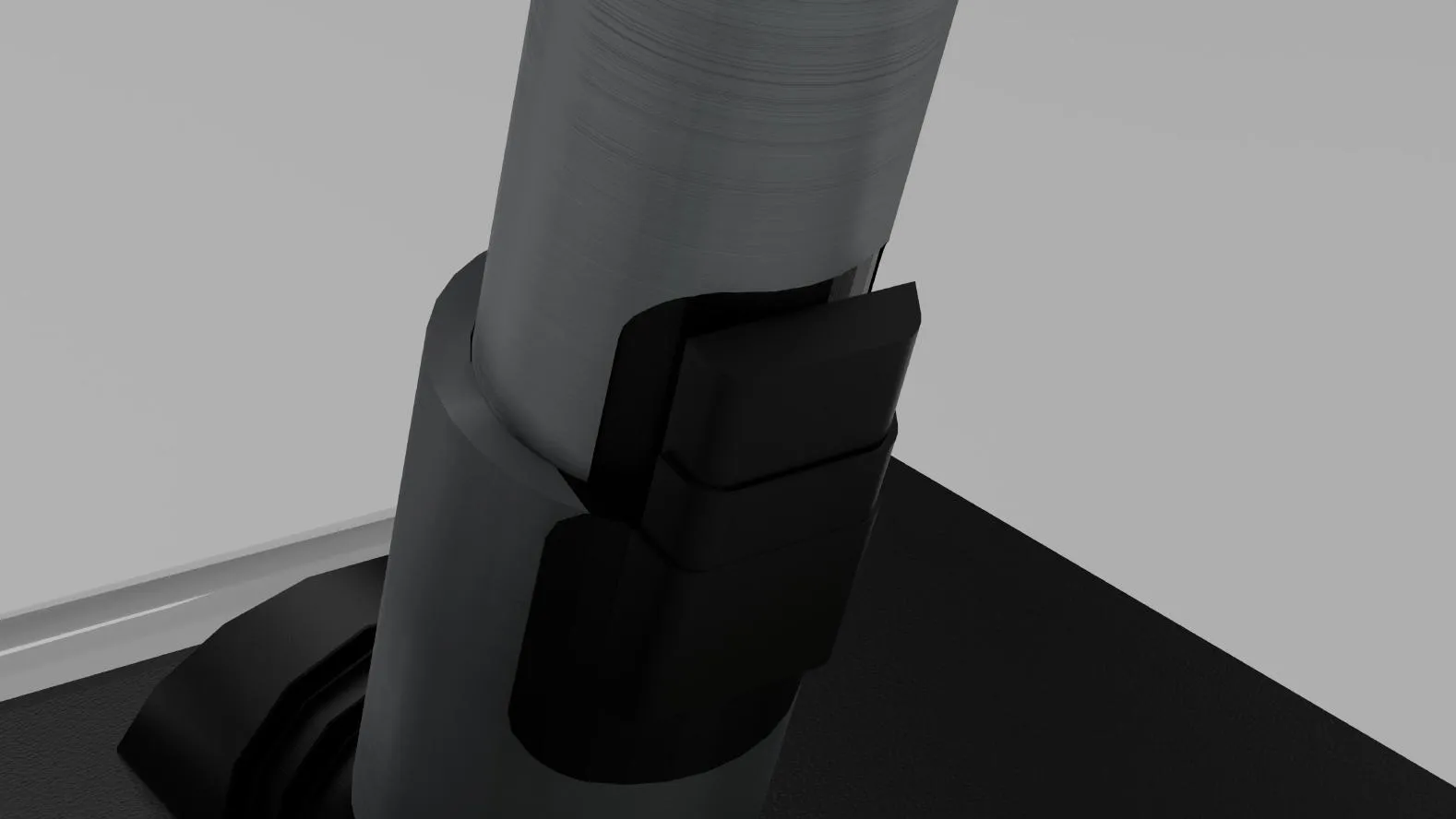 Render of an attachment with pins