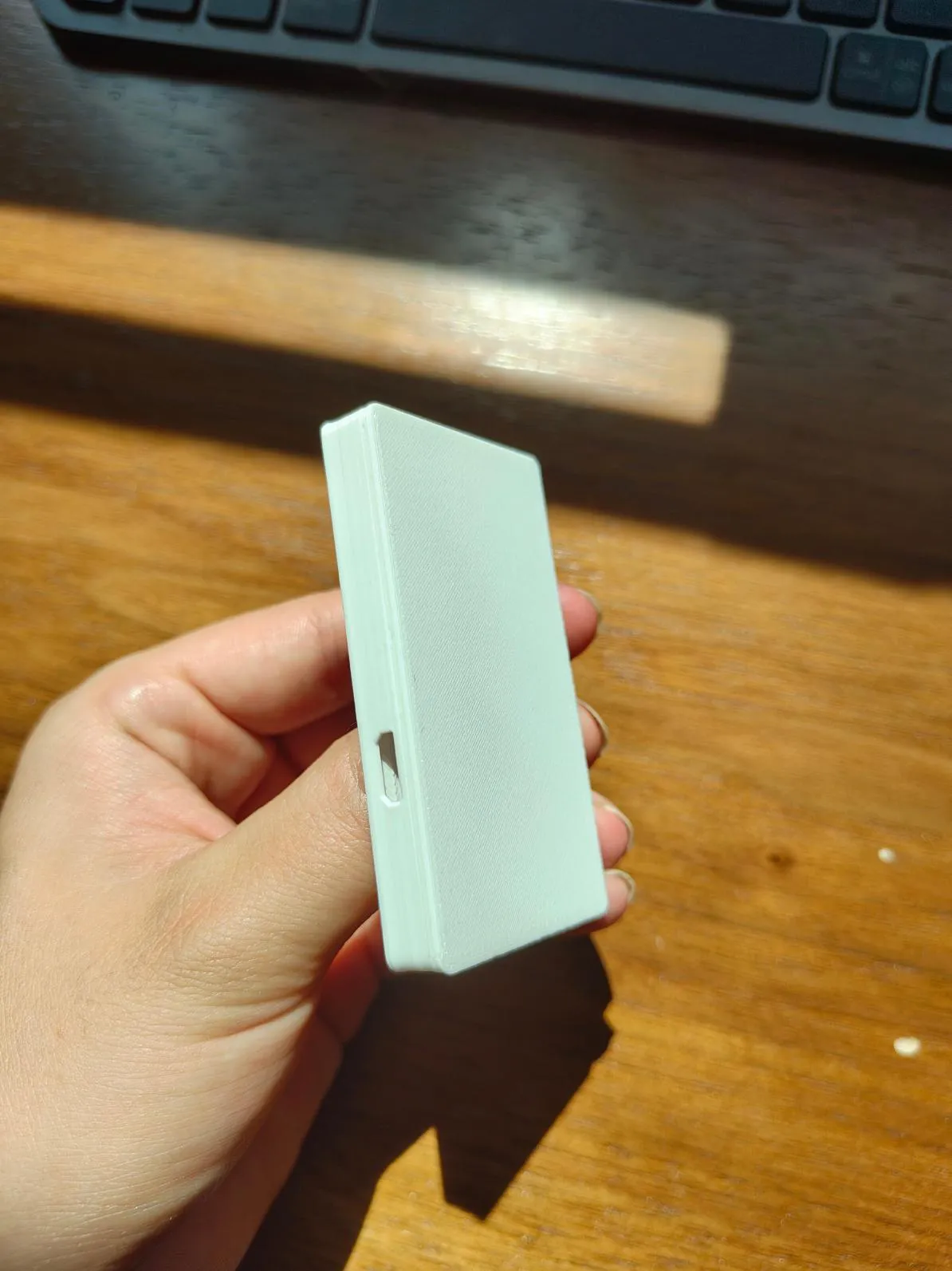A 3D-printed snap-fit enclosure