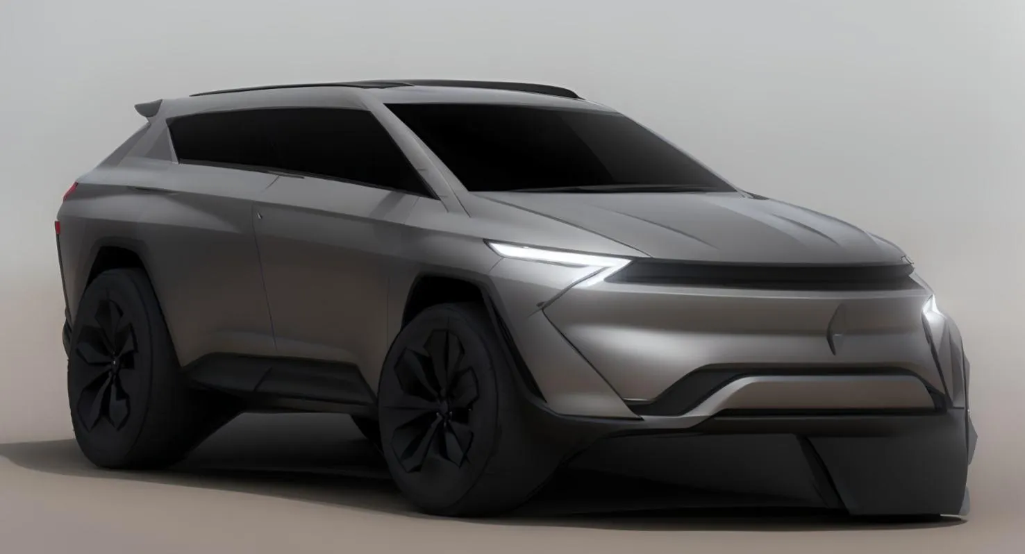 AI render variation 1 of the Project Lightning SUV